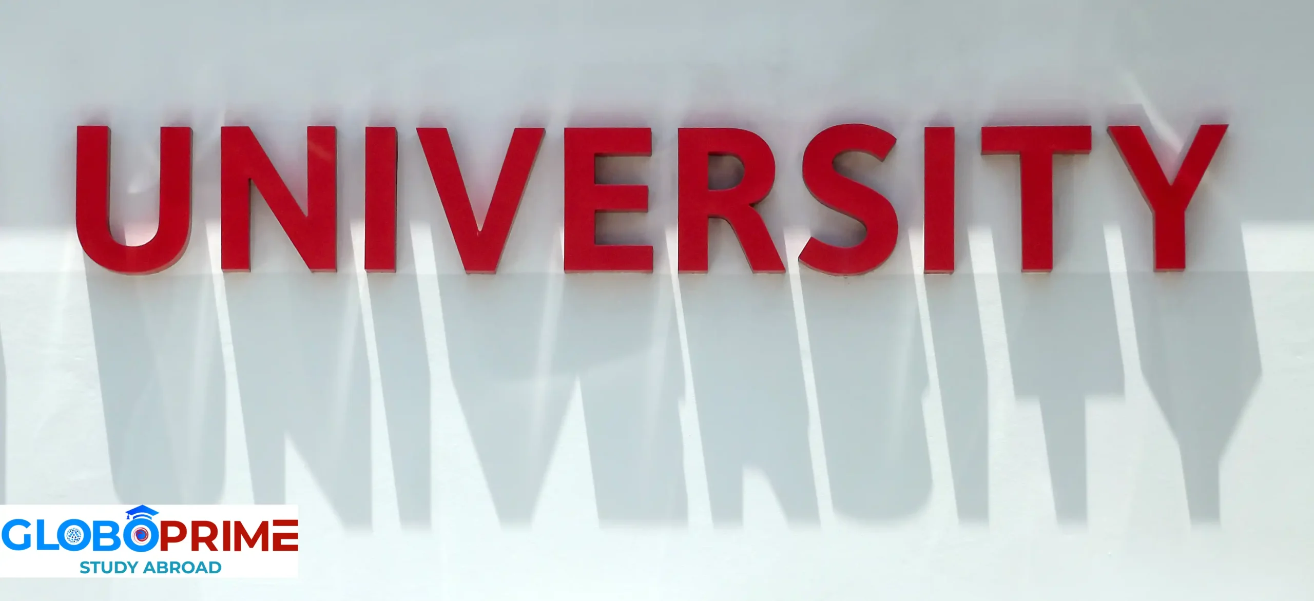 University sign symbolizing global education for Indian students with GloboPrime Study Abroad.